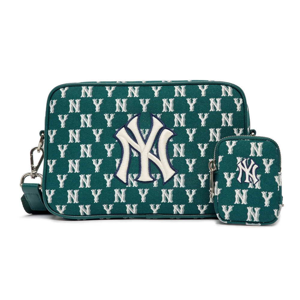 Túi MLB Classic Monogram Jacquard Cross Bag New York Yankees D.Green ( 3ACRM012N-50GND ) - Chính Hãng