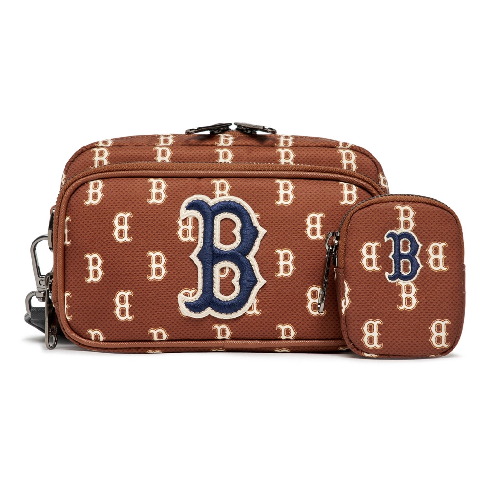 Túi MLB Classic Monogram Mini Crossbag Boston Red Sox D.Brown ( 3ACRS012N-43BRD ) - Chính Hãng 