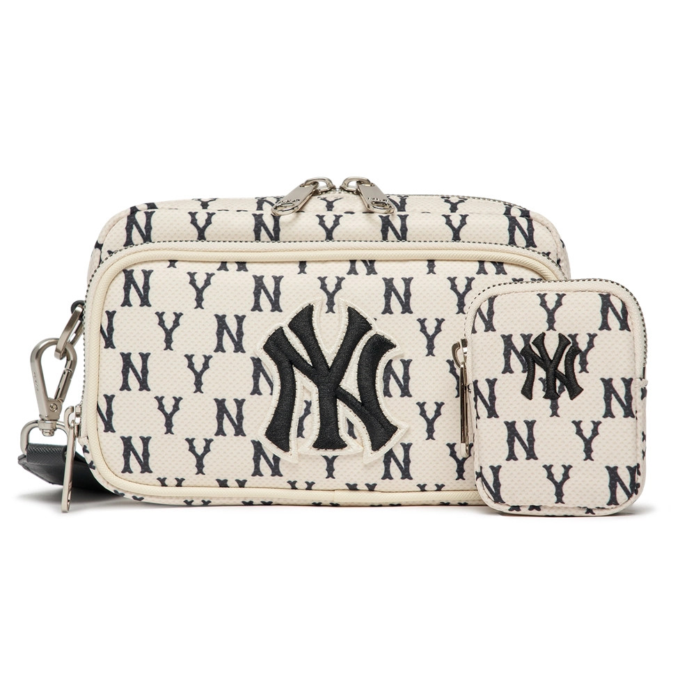 Túi MLB Classic Monogram Mini Crossbag New York Yankees D.Cream ( 3ACRS012N-50CRD ) - Chính Hãng 