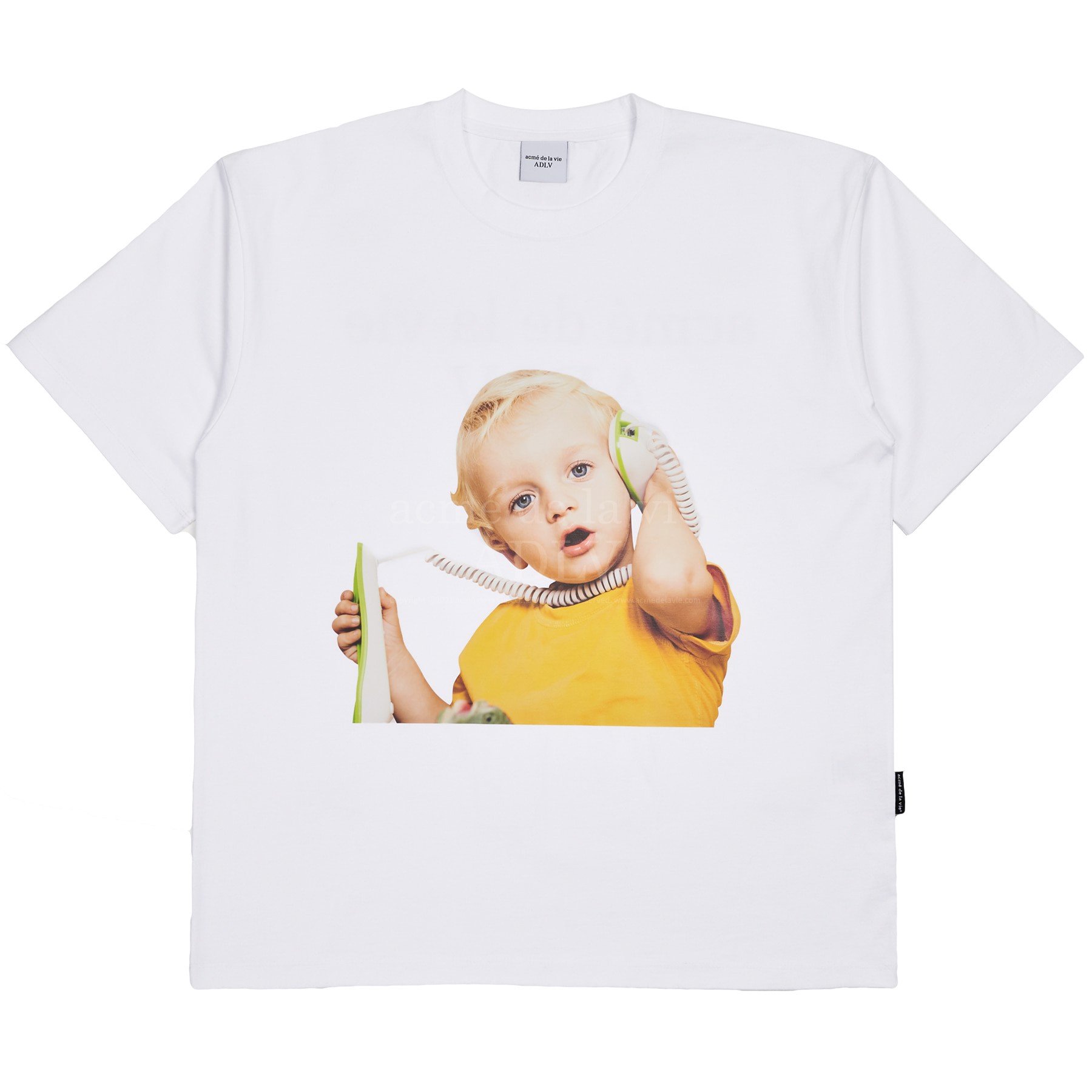 Áo ADLV Telephone Baby White T-Shirt - Chính Hãng