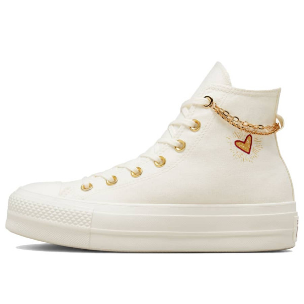 giày Converse Chuck Taylor All-Star Platform – Gold Chain Thriftshop Yellow 