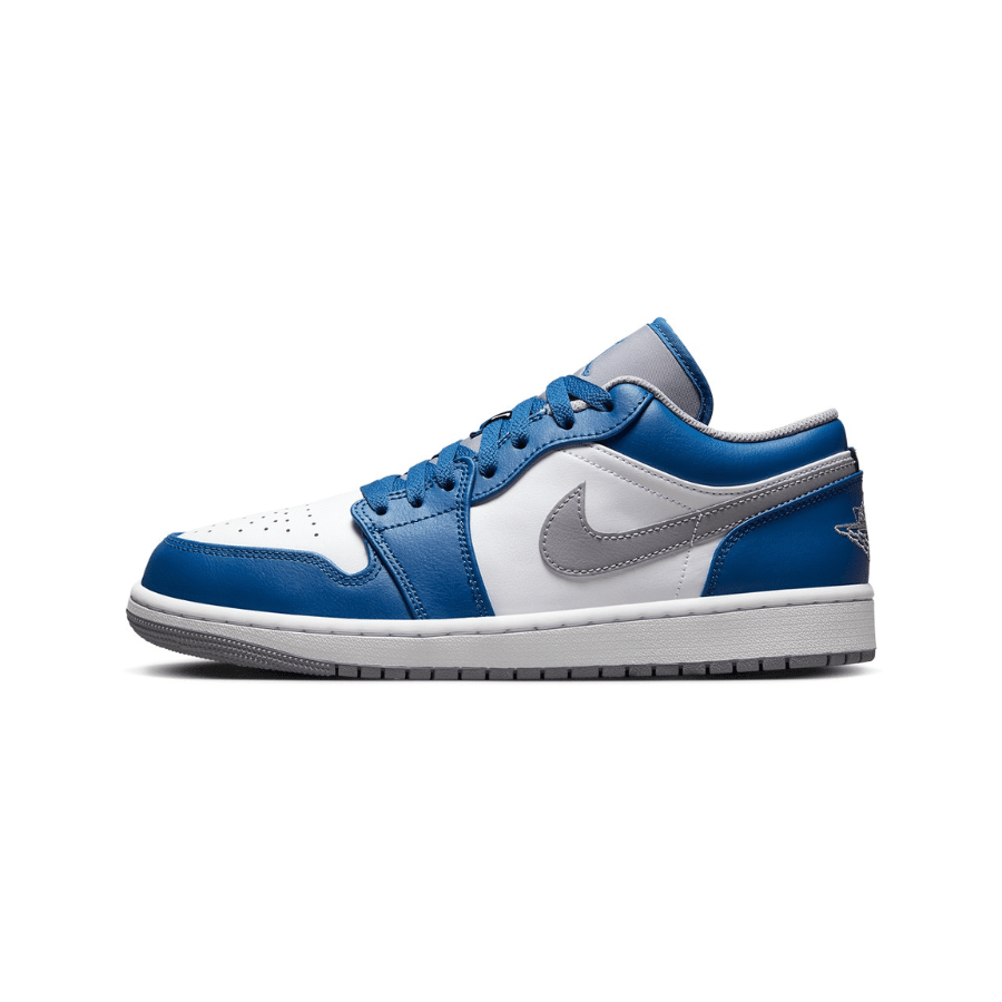 Giày Nike Air Jordan 1 Low 'True Blue Cement' 553558-412 - Chính Hãng