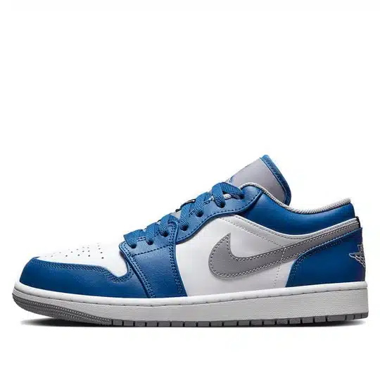 Giày Nike Air Jordan 1 Low ‘True Blue Cement’ - Like Auth