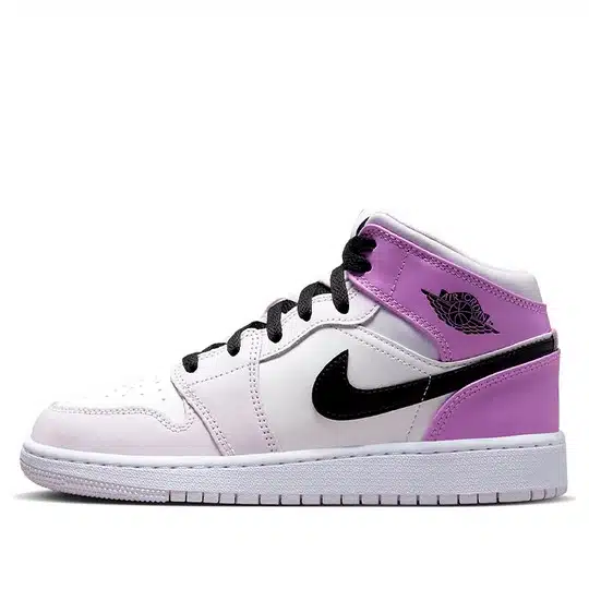 Giày Nike Air Jordan 1 Mid GS ‘Barely Grape’ - Like Auth