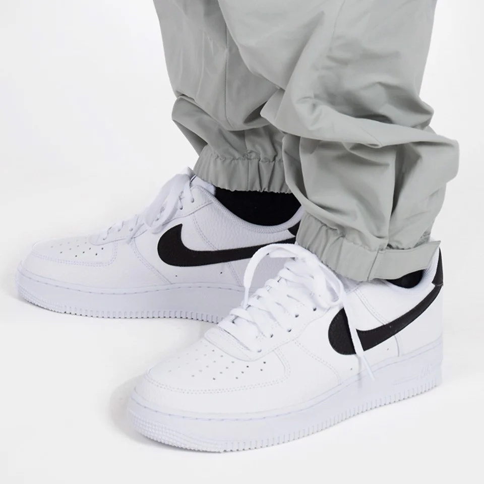 Nike Air Force 1 Low '07 White Black Pebbled Leather - CT2302-100 - Chính Hãng
