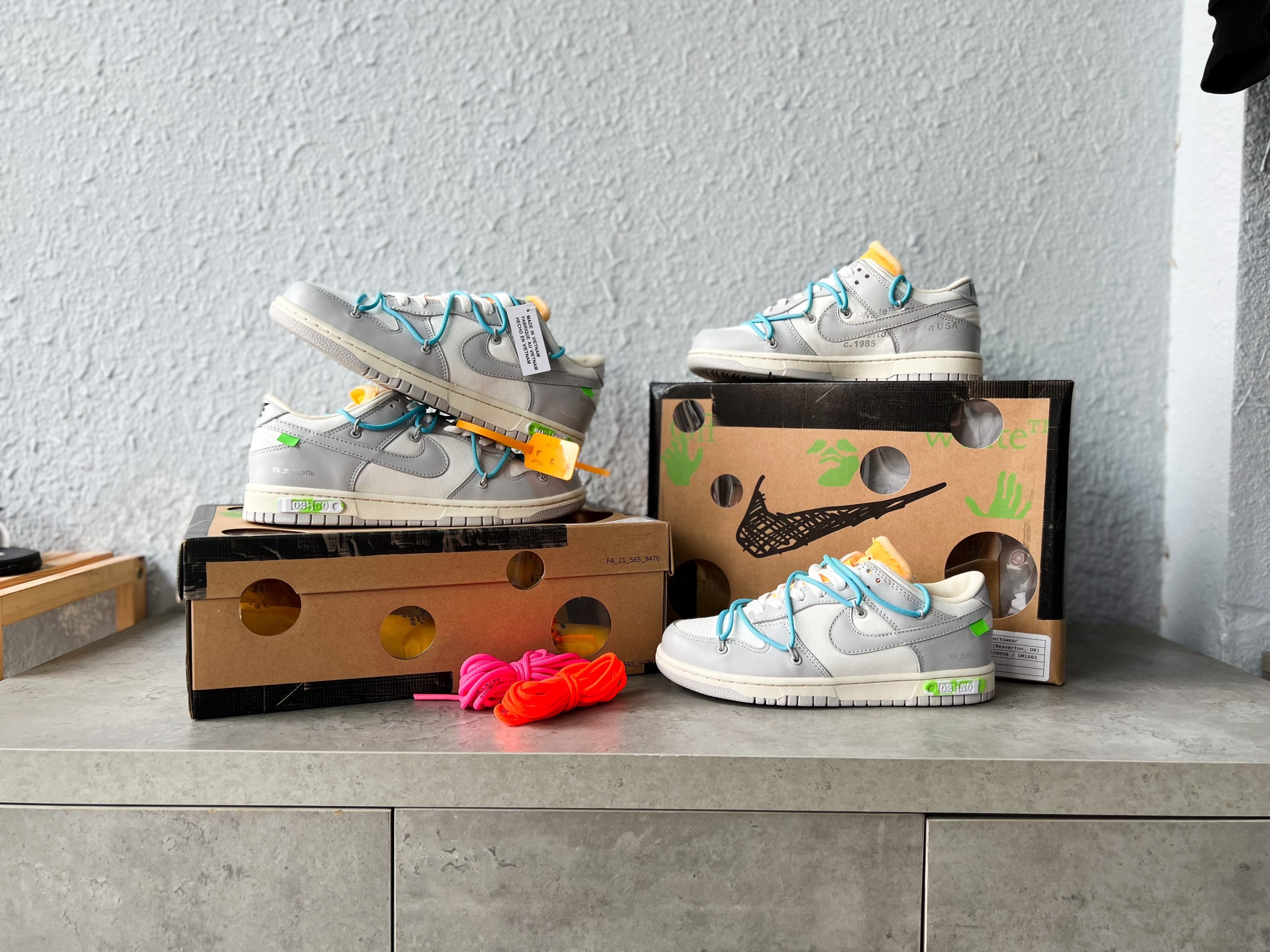 Nike Dunk Low Off-White Lot 19 1:1