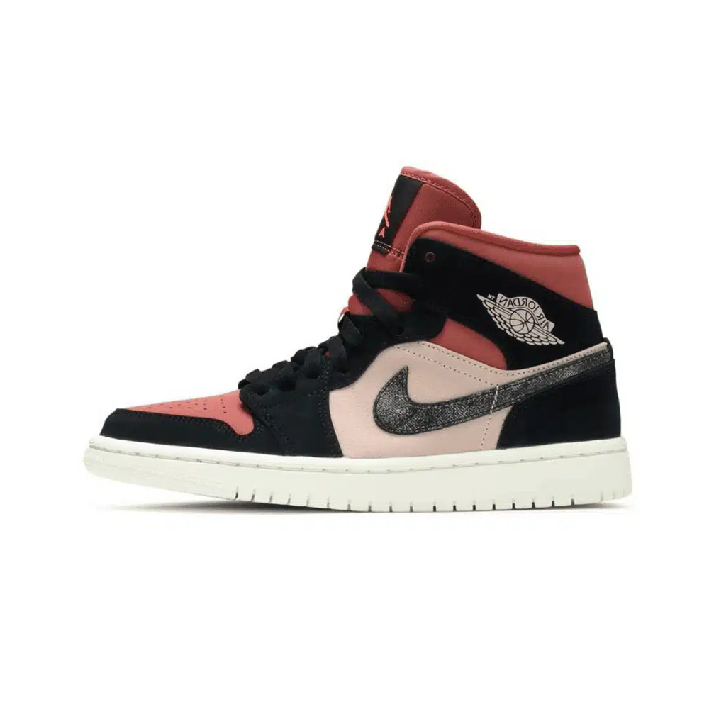 Nike Air Jordan 1 Mid 'Burgundy Dusty Pink' BQ6472-202 - Chính Hãng